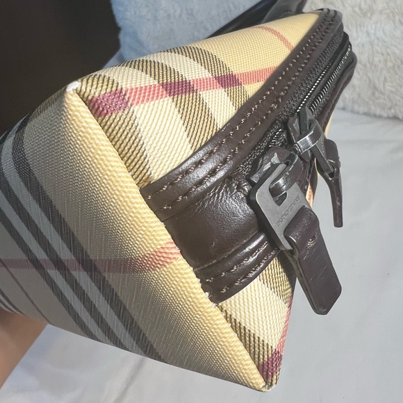 Burberry Beige/Brown House Check PVC Pochette (Alma Nano Style) - Picture 9 of 12